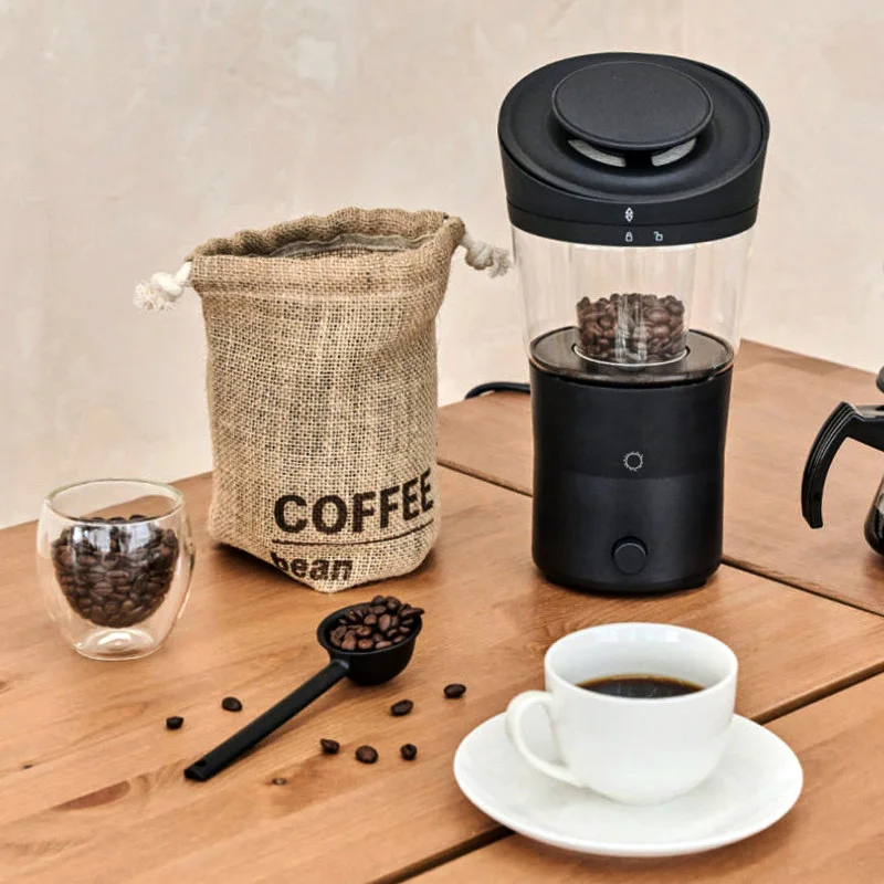 Mini Coffee Bean Roaster, 70-Gram Bean Hopper, Coffee Bean Processing, Fully Automatic Coffee Bean Roaster 220V