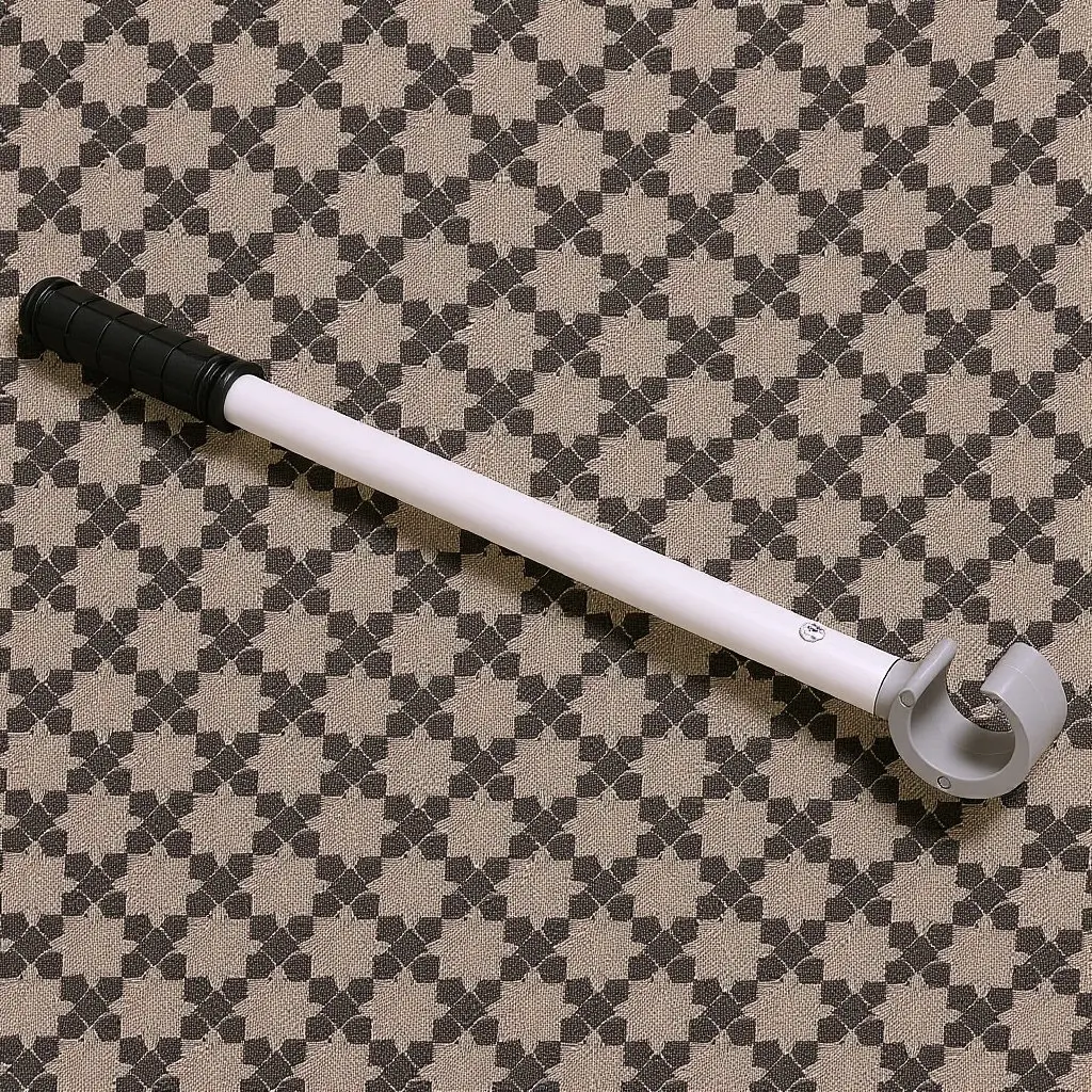 Adjustable Aluminum Alloy Window Opening Rod for Push Pull Sliding Awning Windows Cordless Blinds Shade Pull Tool with Ergonomic