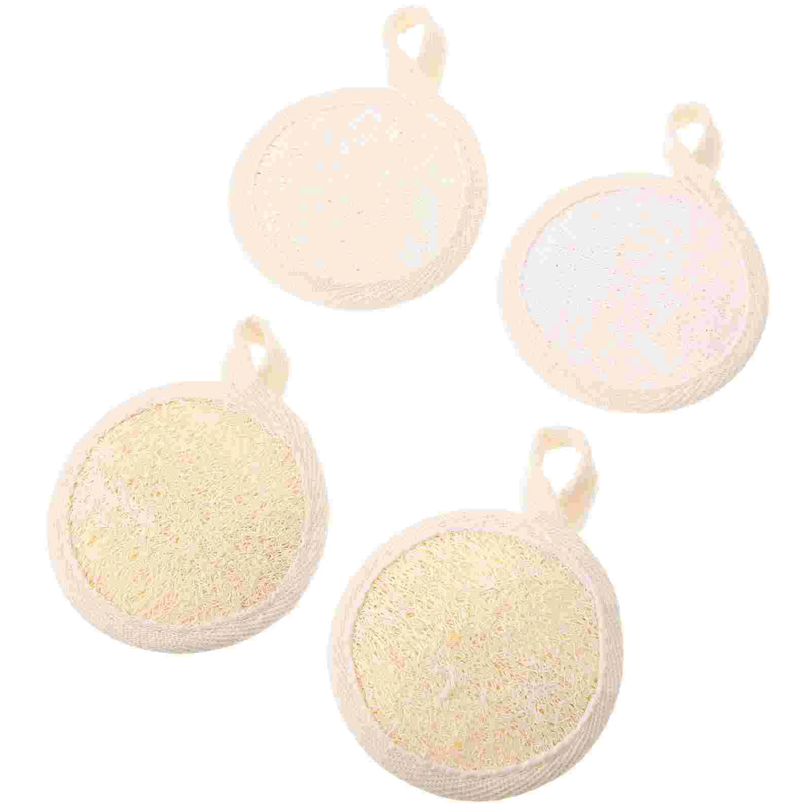 

4 Pcs Makeup Remover Exfoliating Pads Face Scrubber for Women Miss Simple Wipes