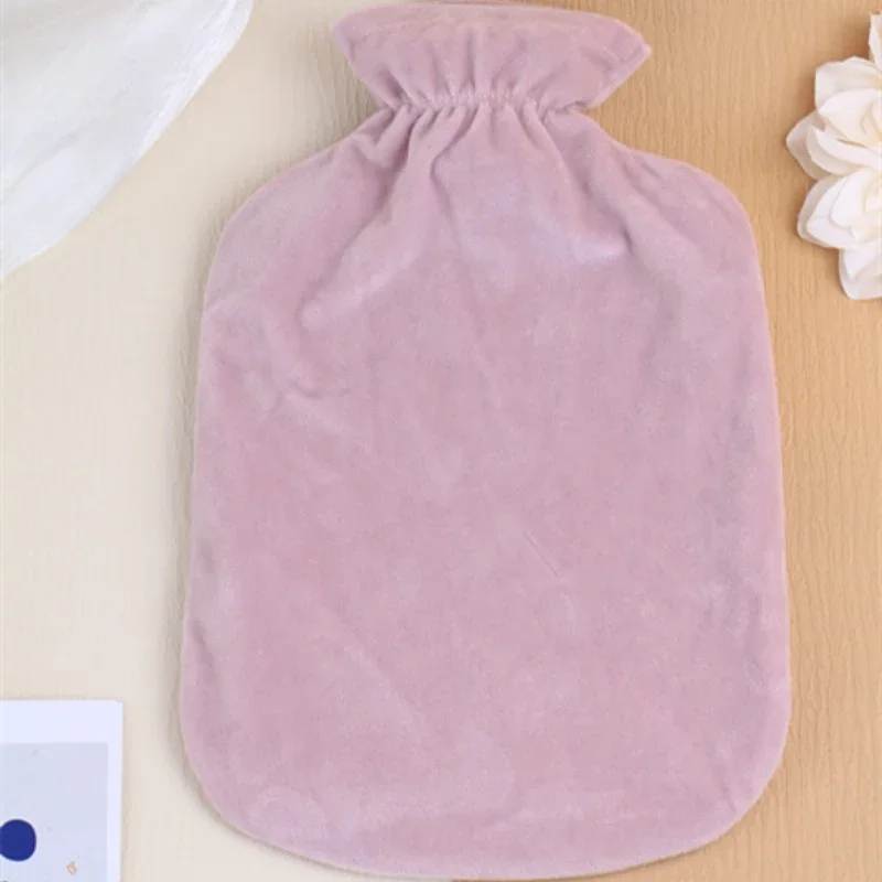 2L Hot Water Bag Plush Cartoon Solid Plush Hot Water Bottle Bag Hand Feet Warmer Winter Removable Portable Wholesale