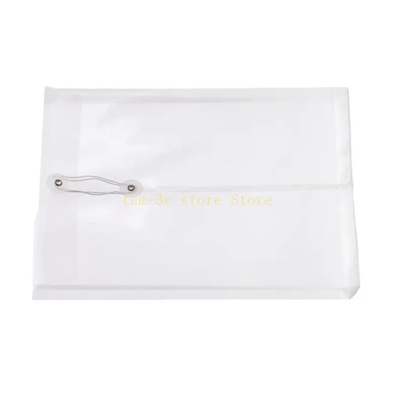 Sacs fichiers transparents, 20 pièces, portefeuille fichiers à fermeture à chaîne, dossier fichiers étanche D0UA