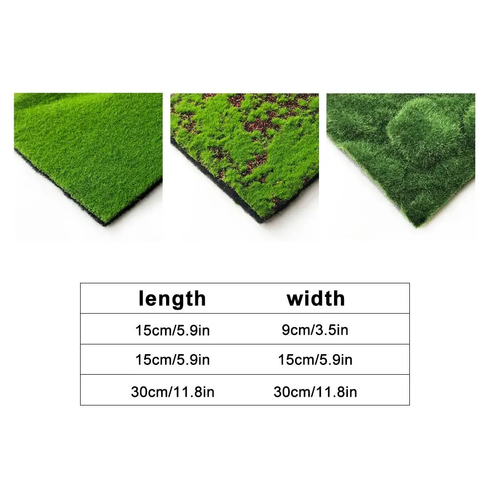 Cuttable Artificial Simulation Moss Turf Green Plant Grass Lawn Permanent Mini Landscape Bonsai DIY Wedding Garden Decoration