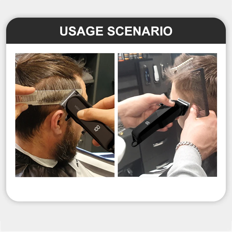 V118 profesjonalny maszynka do włosów maszynka do włosów na golarka męska ścinanie włosów akcesoria fryzjerskie do cięcia broda Machin