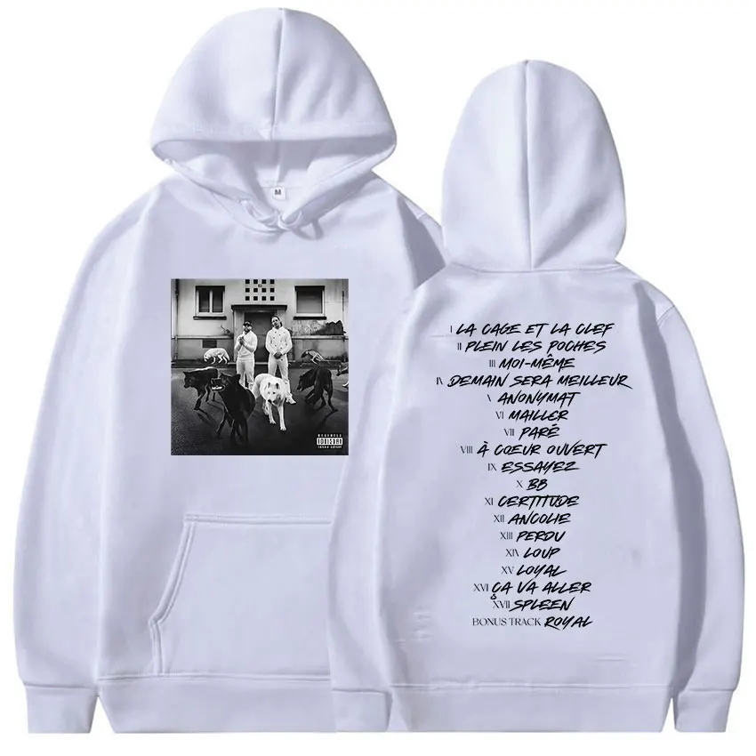 ألبوم جولة مغني الراب Djadja & Dinaz 2025 جرافيك هودي ملابس رجالي الهيب هوب المتضخم البلوز موسيقى الروك البوب كم طويل مقنع