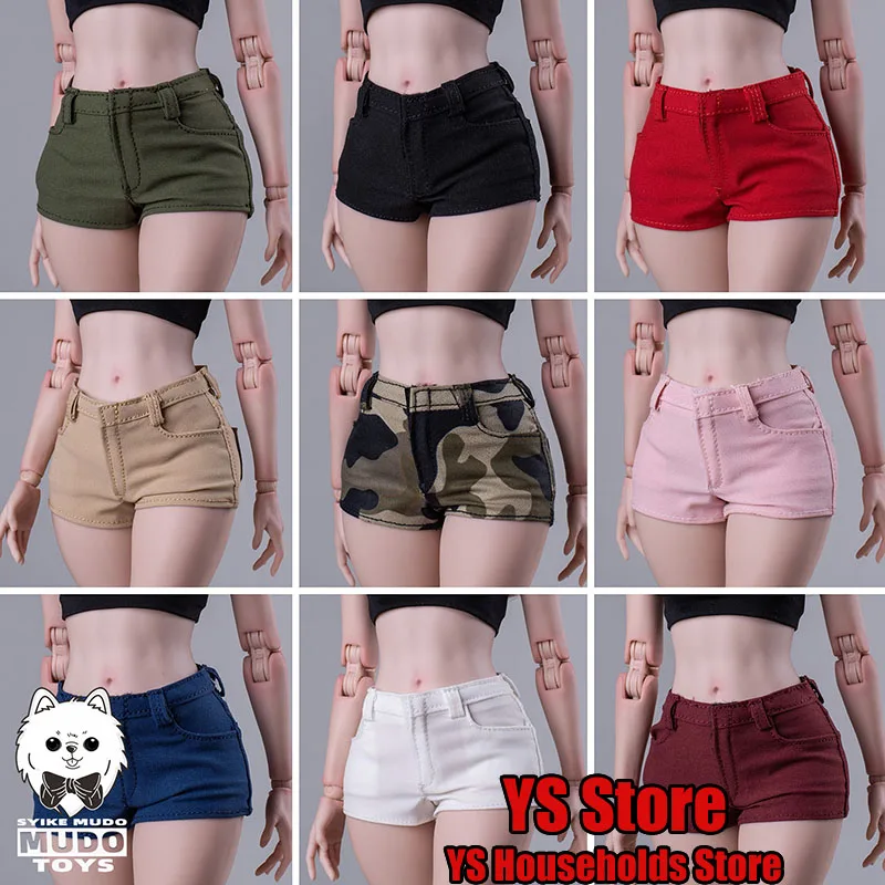 CTC-005 1/6 Female Soldier Short Hot Shorts Pockets Design Denim Summer Pants Accessory For 12