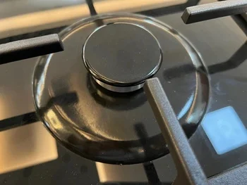 2025 طباخ غاز ممتاز بخمسة شعلات - موقد مدمج من الزجاج المقسى (إشعال كهربائي، للاستخدام المنزلي والخارجي، كفاءة عالية)