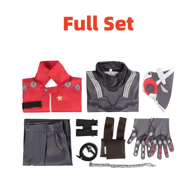 أزياء أنيمي زينليس زون زيرو بيلي ذا كيد التأثيرية شعر مستعار بيلي ذا كيد قناع الهالوين كرنفال ملابس لعب الأدوار النسائية