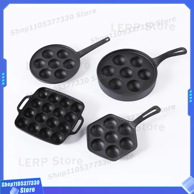 Cast Iron Muffin Pan Non Stick Cake Baking Tray Durable Bread Loaf Tin Kitchen Bakeware for Home Oven Use Professional Grade