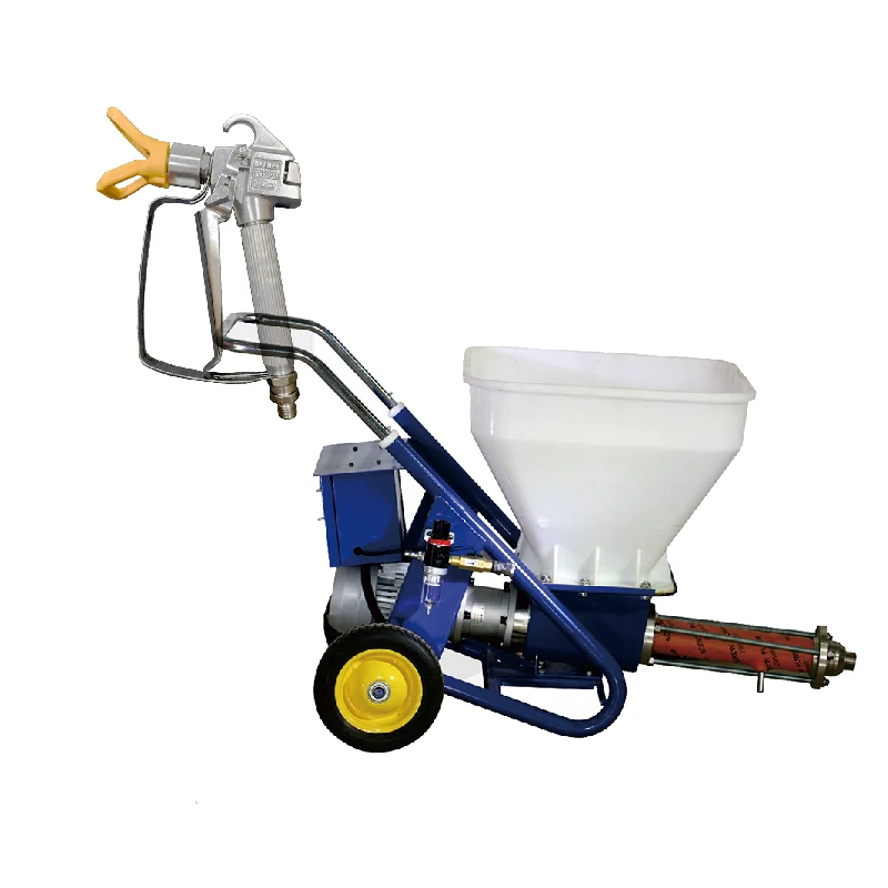 The Most Popular Concrete Cement Mortar Plastering Sprayer for Gypsum Maximum Horizontal Conveying Distance 20M Maximum Vertical