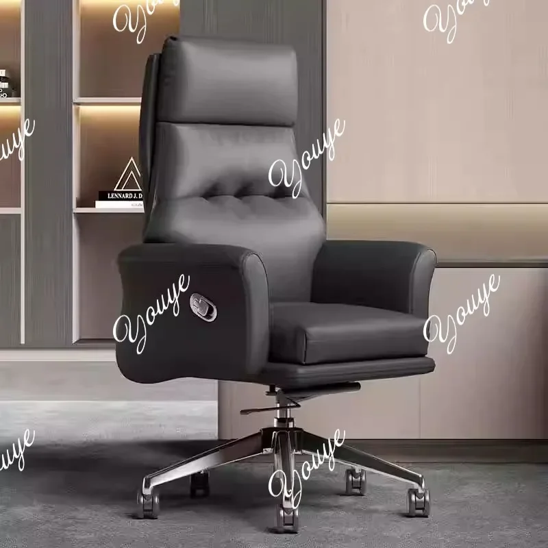 Q Office light luxury boss chair computer chair manager supervisor chair waist lift thick cushion ergonomic office