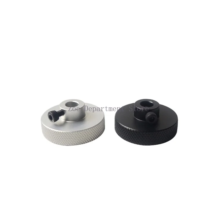 aluminum 17/23 stepper motor hand wheel jog knob 5/6.35/8/14mm bore size