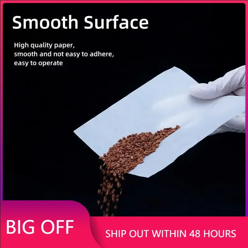 

1pack (500pcs) Lab Use Square Smooth Sulphate Paper Weighing Paper 60/75/90/100/120/150mm/200mm