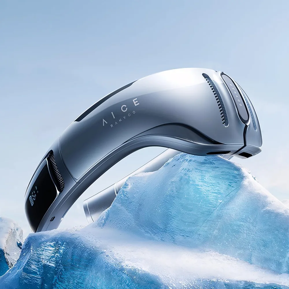 

2024 [No.1 самое крутое и самое портативное] AICE LITE шейный кондиционер, потрясающее охлаждение и нагрев