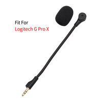 3.5mm Replacement Microphone for Logitech G Pro X for Steelseries Headphones E-Sports Game Headset Mic for Steelseies Headphones