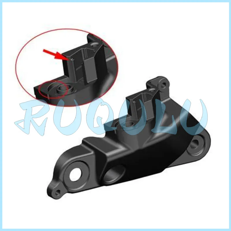 Zt310t-m Rear Right Foot Step Bracket (improved/matte Black) 4066200-018022 For Zontes