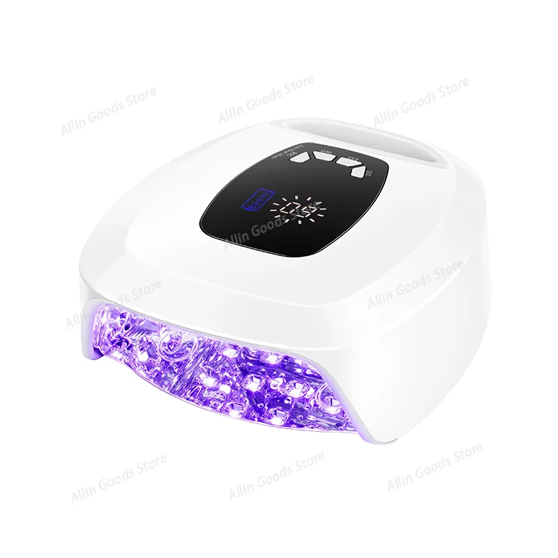Super power portable UV/LED nail lamp for personal/salon/nail polish glue bake dry 108W High Power Fast Curing Rechargeable