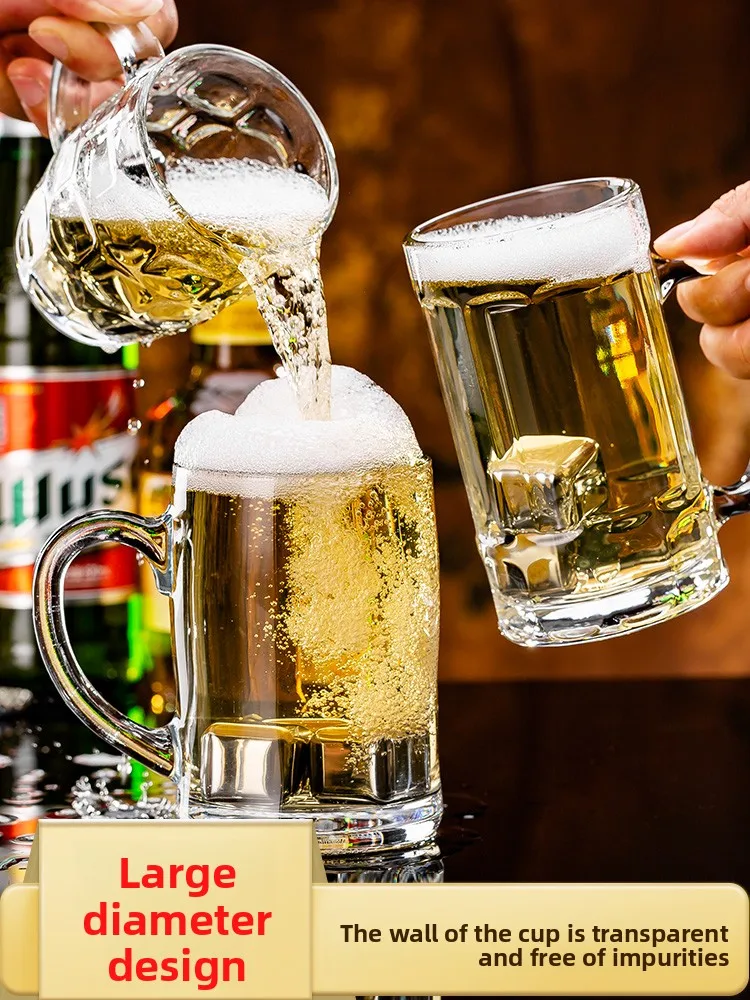

een Glass Beer Cup 500ml Set of 6 Commercial Quali Fre Sle European Design round ape Water Tea Beer Glasses