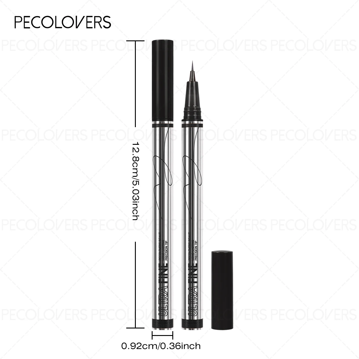 4-Way Slanted Eyebrow Pencil, Waterproof, Sweatproof, Long-Lasting, Non-Blending, Comfortable to Touch, Easy to Carry