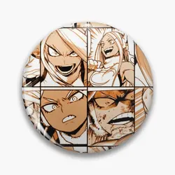 Mirko Collage Color Version Soft Button Pin Cute Jewelry Funny Clothes Hat Fashion Cartoon Badge Women Brooch Decor Creative