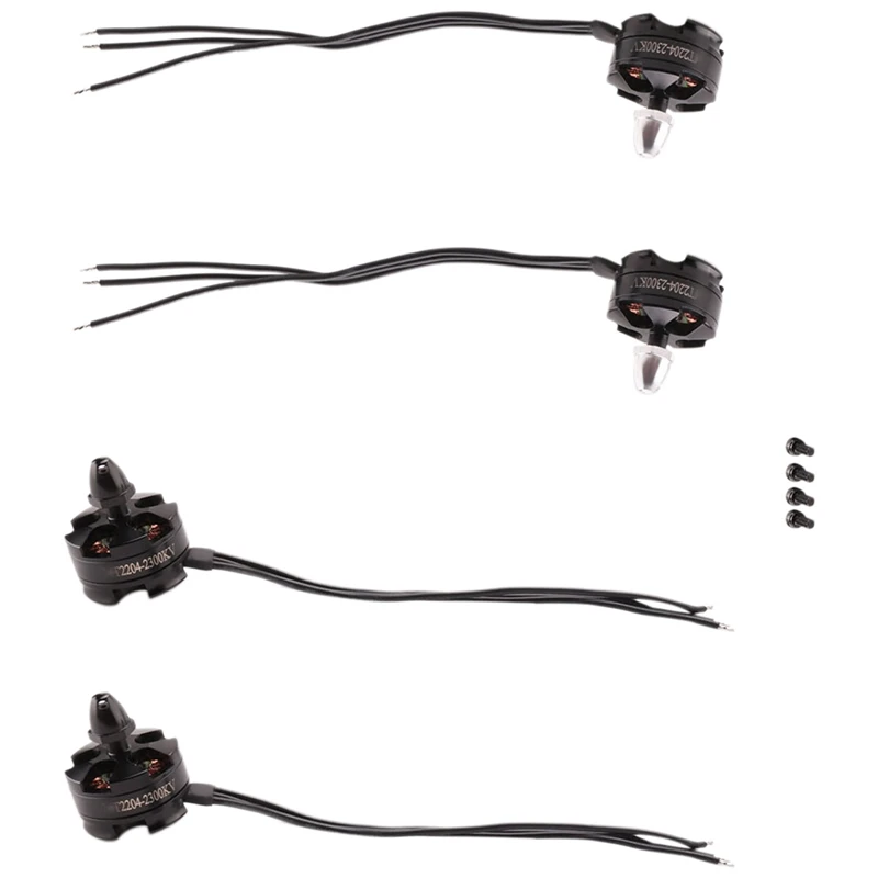

【Must-Haves】4Pcs MT2204 2204 2300KV Brushless Motor CW / CCW For Mini 200 210 230 250MM Quadcopter FPV