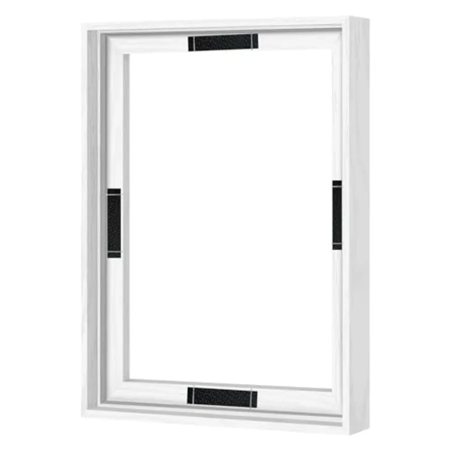 

Плавающая рамка для холстов с глубиной 0,9 дюйма, для картин на холсте, с клейкой основой, для вертикальной или горизонтальной настенной подвески.