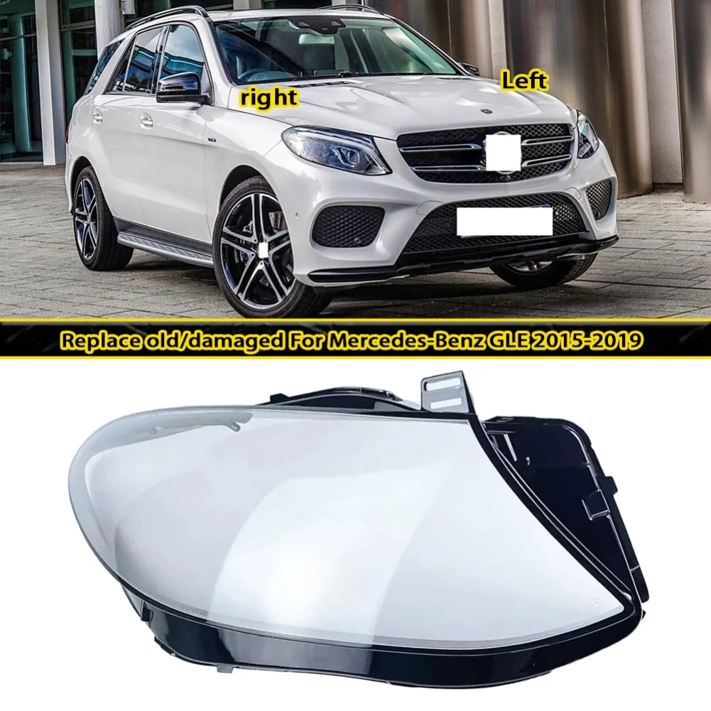 

Headlamps Transparent Shell For Mercedes-Benz GLE W166 2015 2016 2017 2018 Front Headlight Cover Lens Case