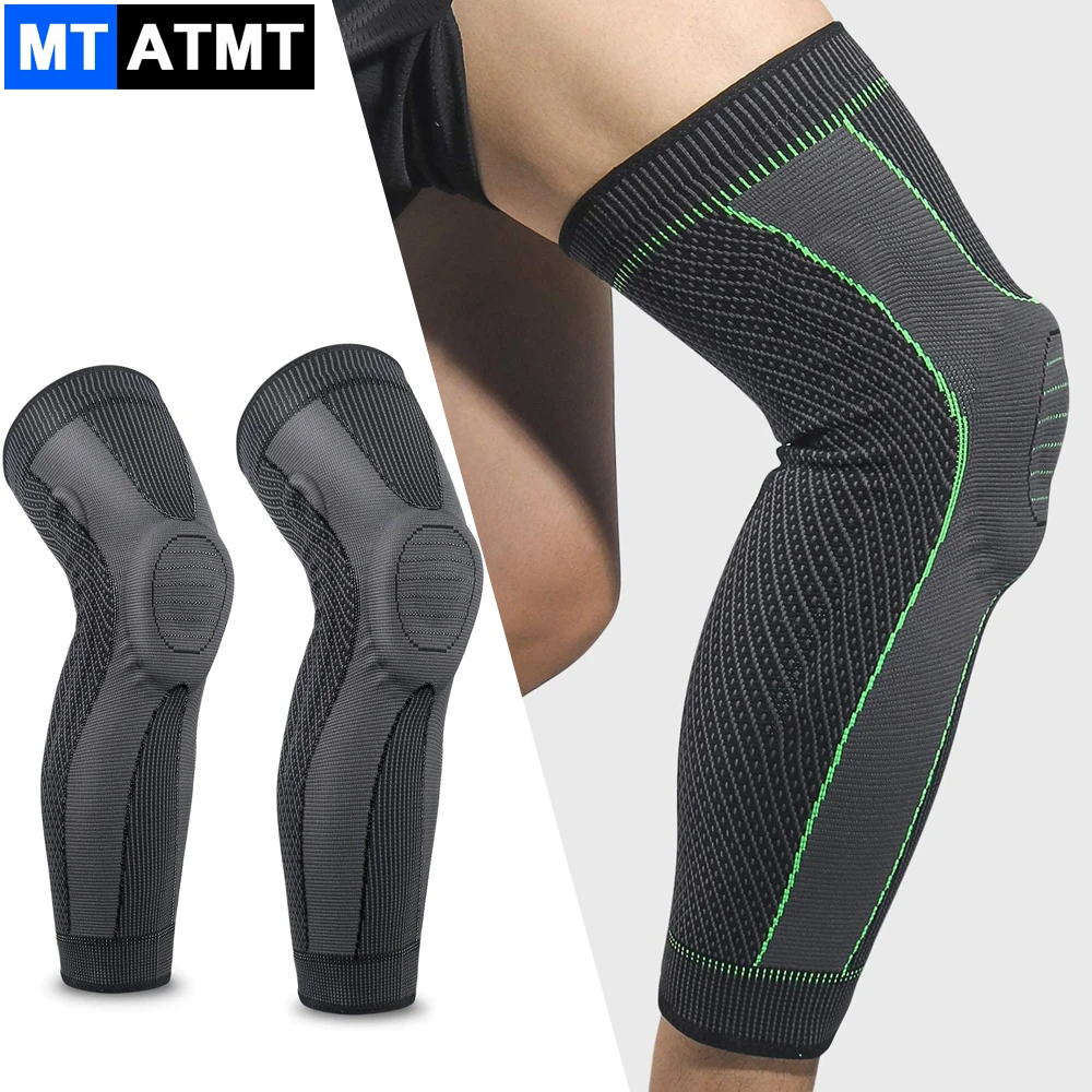 1Pair Full Leg Sleeves Long Compression Knee Sleeves Protect Leg,for Arthritis Cycling Sport,Reduce Varicose Veins Swelling