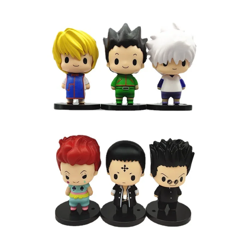 HUNTER x HUNTER Action Figure Killua Zoldyck GON FREECSS Doll Hisoka Chrollo Kurapika giocattoli per auto regalo