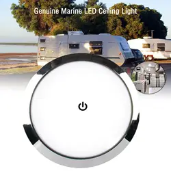 RV Interior Ceiling LED Light With Switch 5W 12V/24V Car Interior Led Round Light RV Indoor Roof Lamp For Camper Boat
