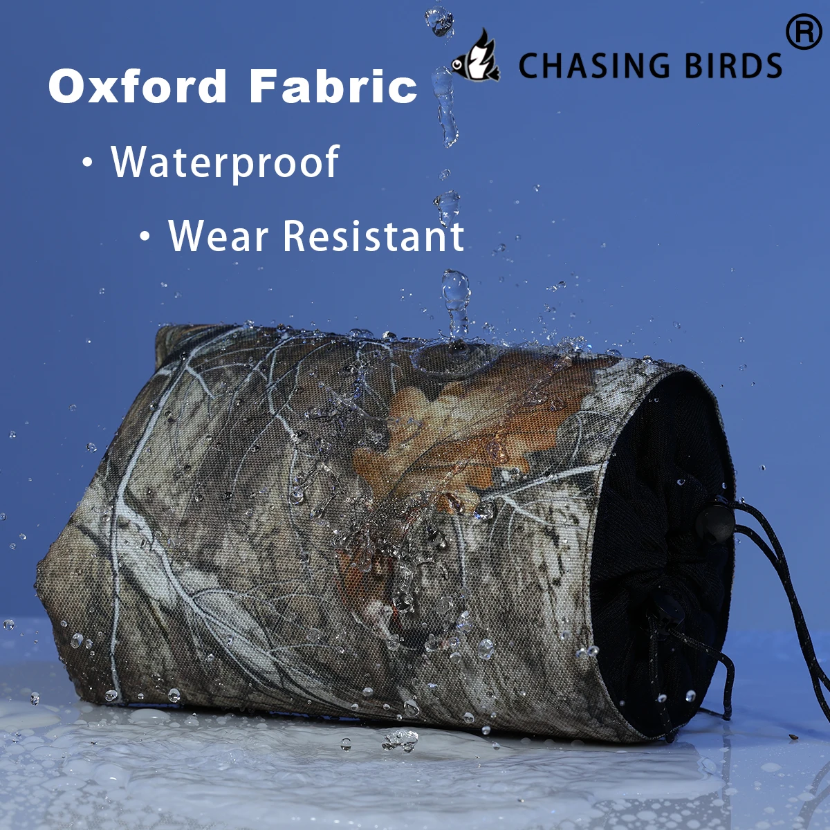 CHASING BIRDS Waterproof Camouflage Tripod Hanging Portable Bag Tripod Mobile Bag Camera Storage Bag Photography Outdoor Bag