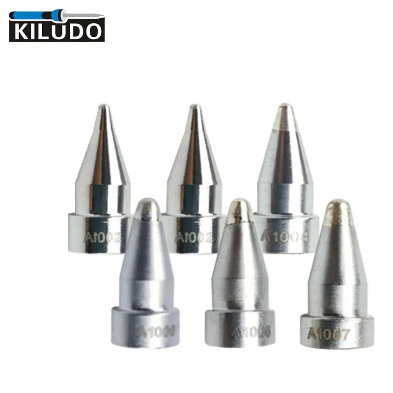 kiludo A Series A1002-7 1.0MM Diameter Leader-Free Welding Tip For Hakko 802 808 809 807 817 Replacement Leadless Welding Header