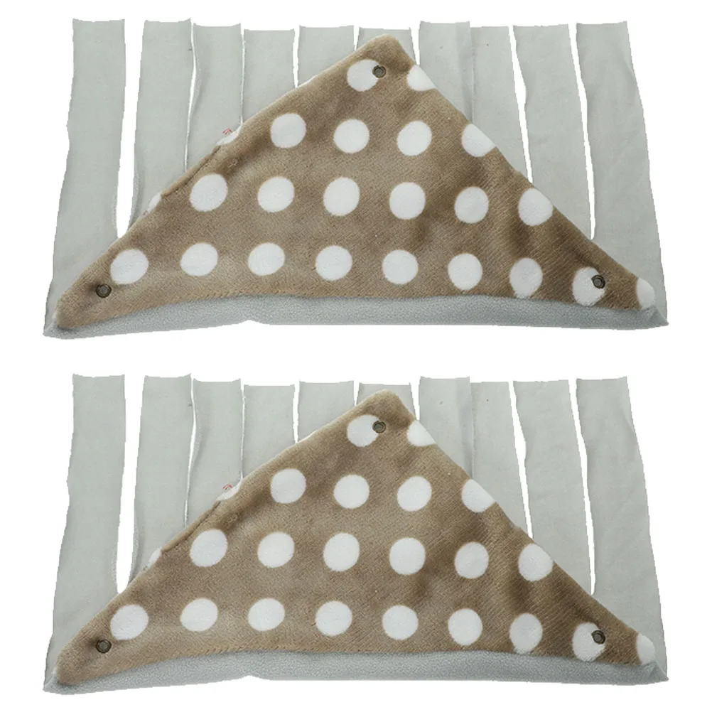 

2Pcs Pet Cage Corner Hideaway Small Animal Habitat Hammock for Hamster Guinea Pig Ferret Rat Hedgehog Dwarf Bunny