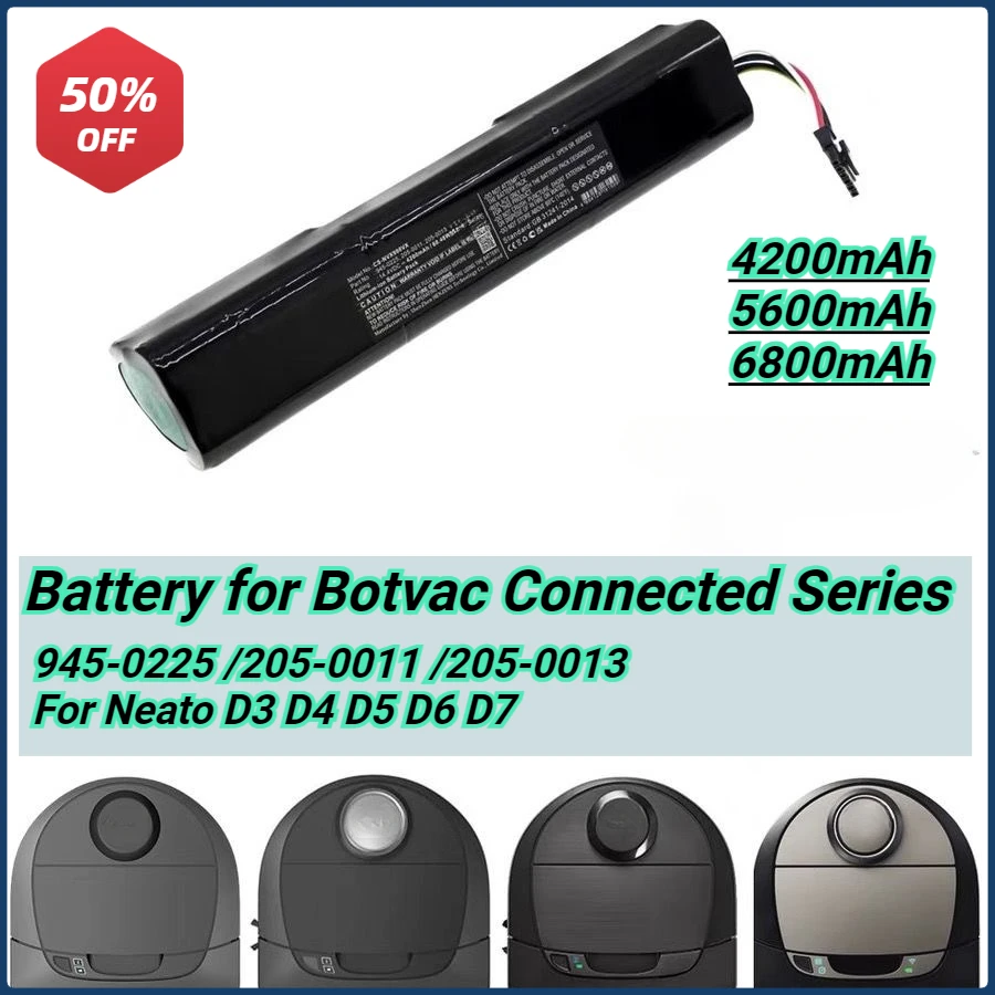 Battery 945-0225  205-0011 for Neato Botvac Connected  D3 D3+  D4 D5  D5+  D6 D7 D301 D303 D502 D503 D705 D703 D702 D701