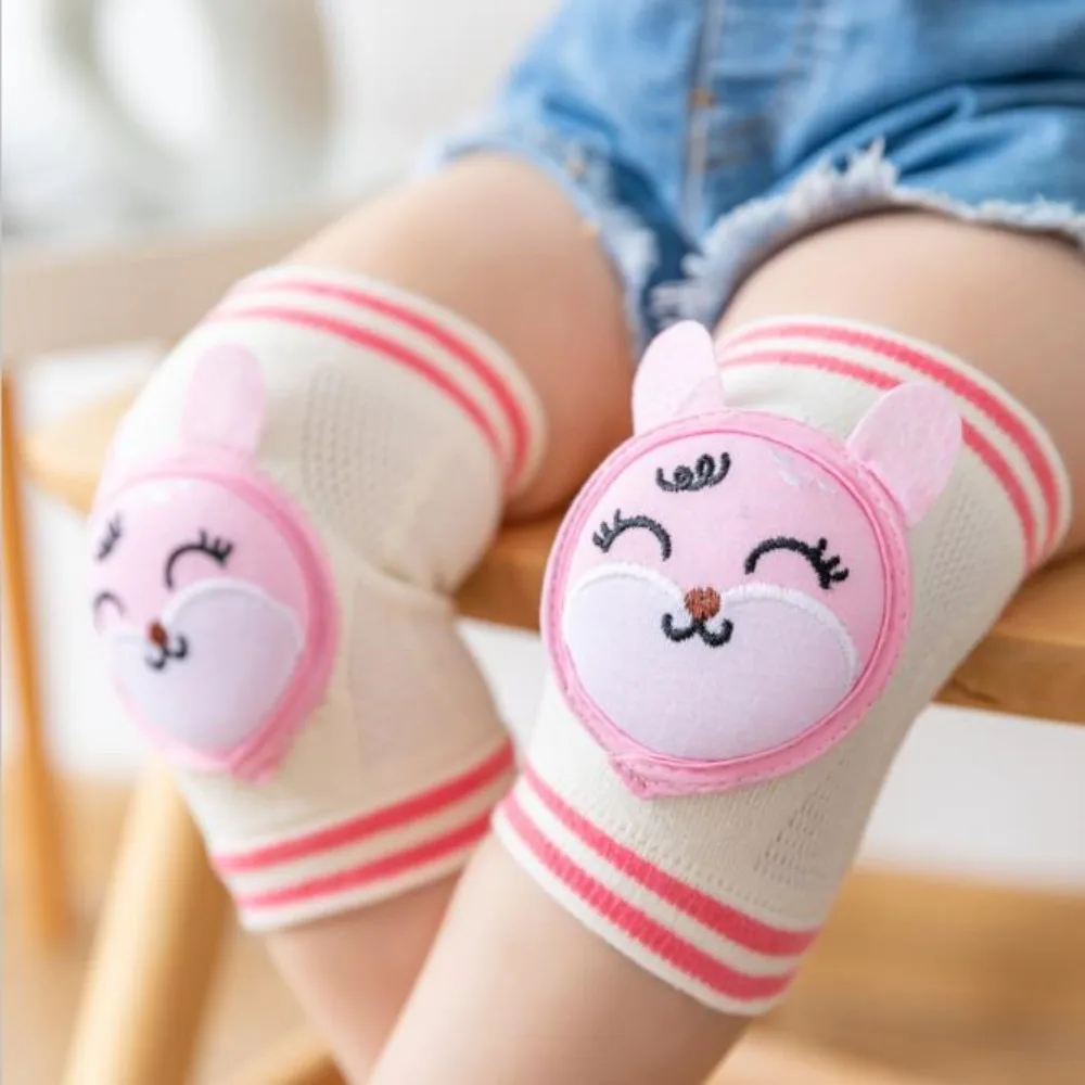 New Mesh Children Knee Pads Crawling Learning To Walk Anti Leg Pads Anti Fall Thin Elbow Pads Summer