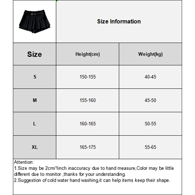 Modieuze Hoge Taille Jk College Stijl Sexy Mini Rok Plooirok (Met Riem)