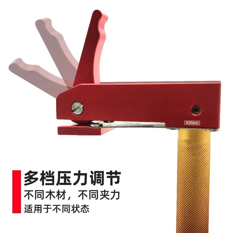 Workbench Quick Acting Hold Down Clamp,Woodworking Bench Dog Clamp Fast Fixed Clip Tools for 19/20MM Holes