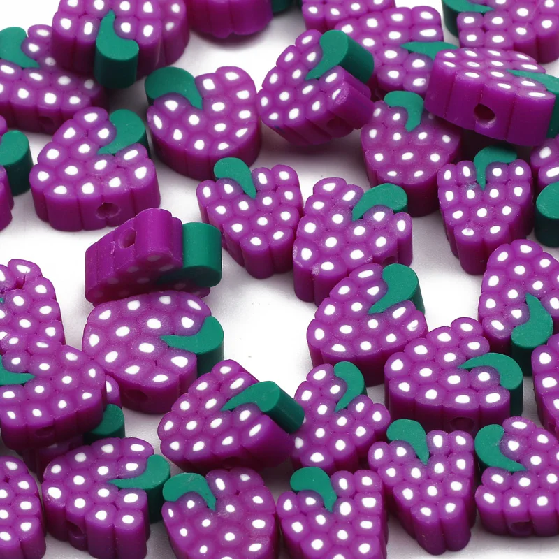 20/50/100pcs 10mm Mixed Fruit Clay Spacer Beads Polymer Clay Beads For Jewelry Making Diy Bracelet Necklace Handmade Accessories image 3