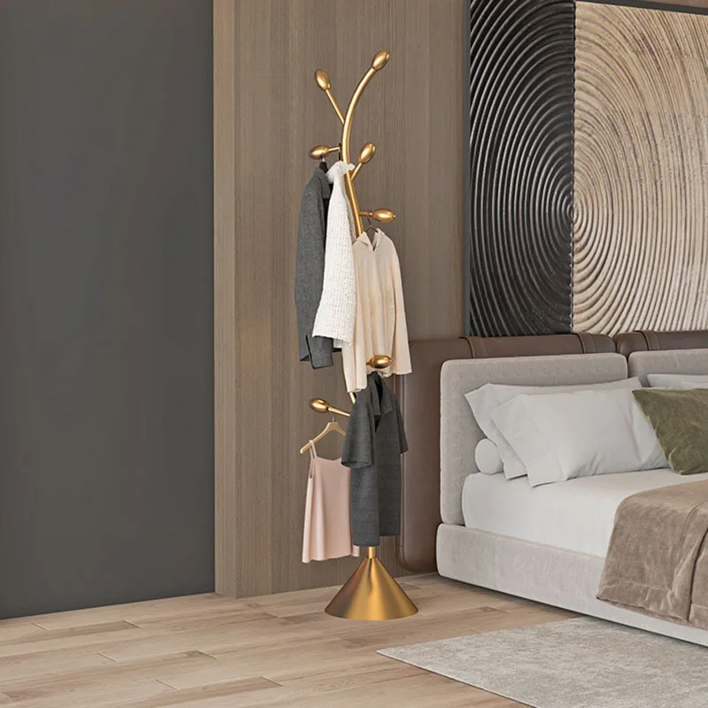 Luxury Clothing Rack Coat Minimalism Space Saving Hat Stand Wardrobe Coat Rack Metal Italian Wieszaki Na Ubrania Home Furniture