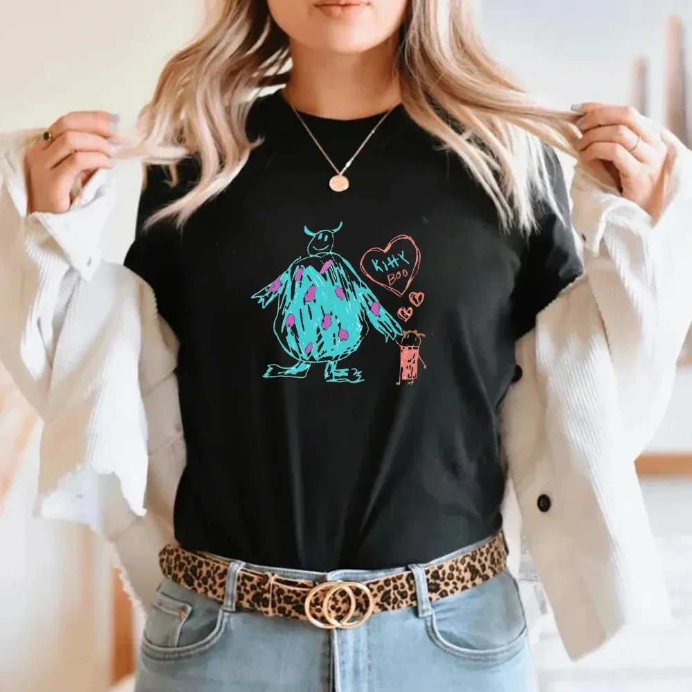 قمصان Monster Inc للجنسين، تي شيرت لطيف من سولي آند بو، قمصان جامعة وحوش، قمصان مضحكة بأكمام قصيرة، تي شيرت للسفر العائلي #1