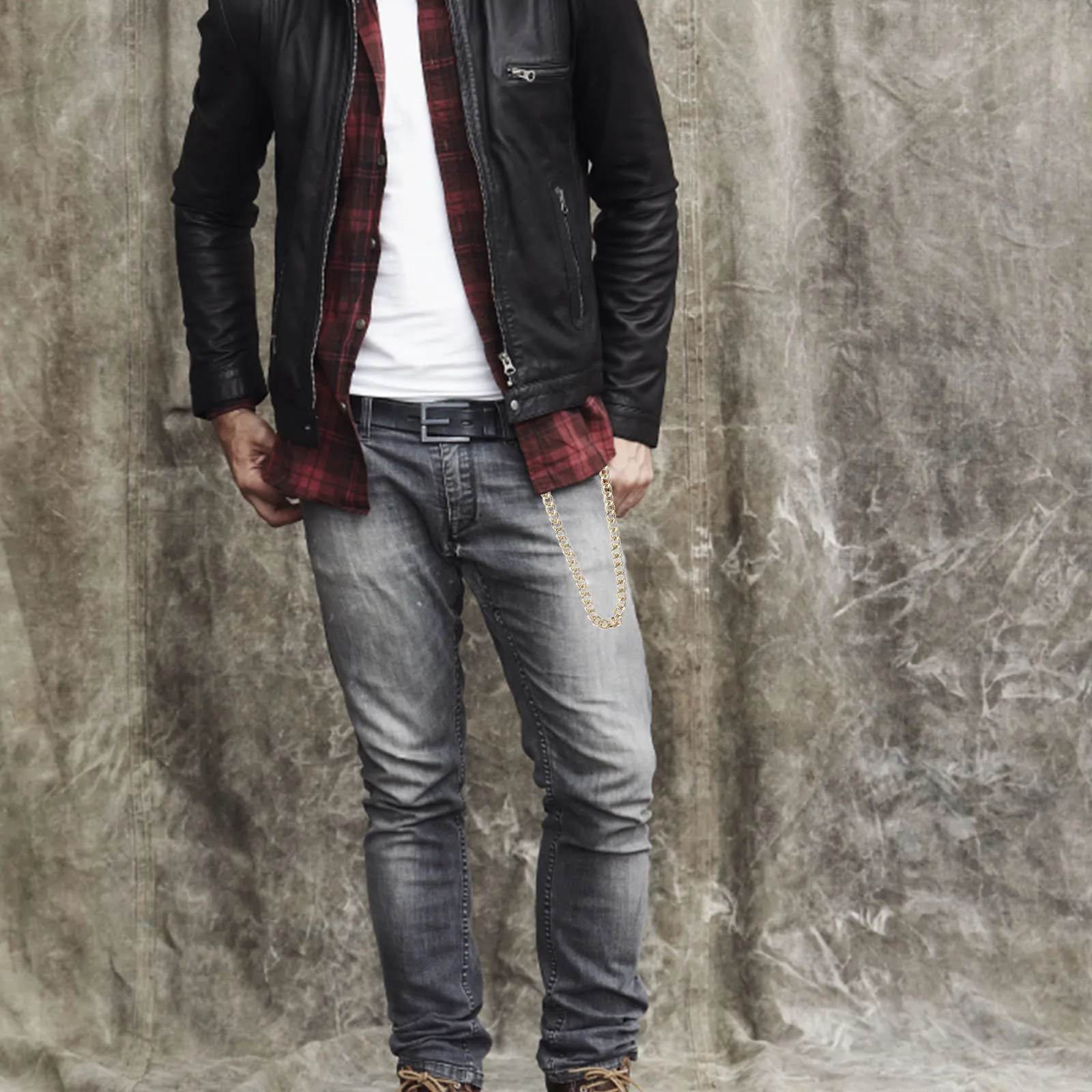 

3Pcs Pocket Watch Chain Iron Stronge Multi-Use Pants Wallet Chain Set Decorative Fashion Chains Pocket Watch Supplies