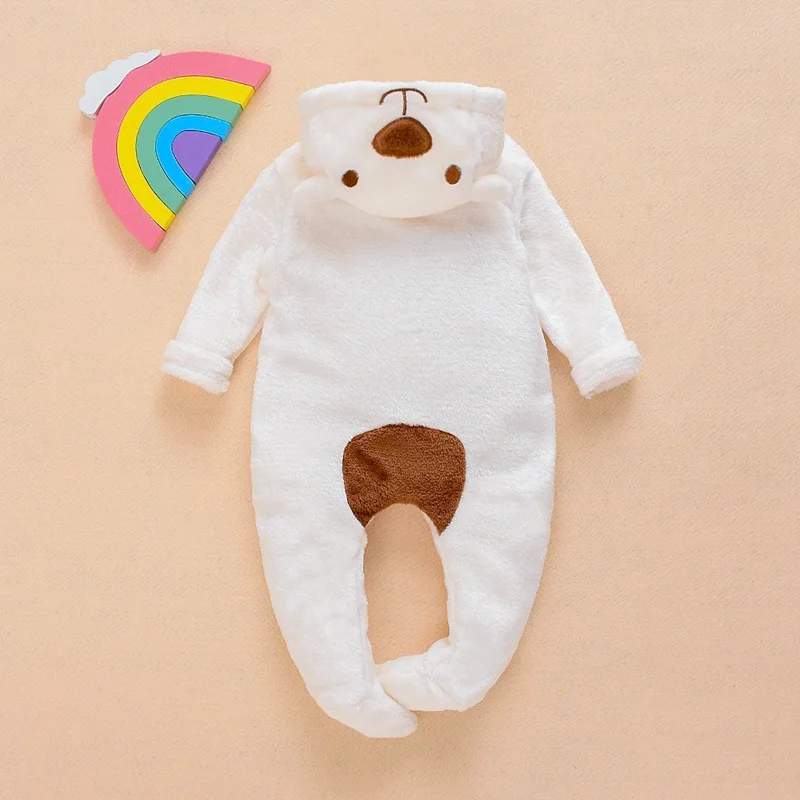 Baby Bear Hooded Romper 5