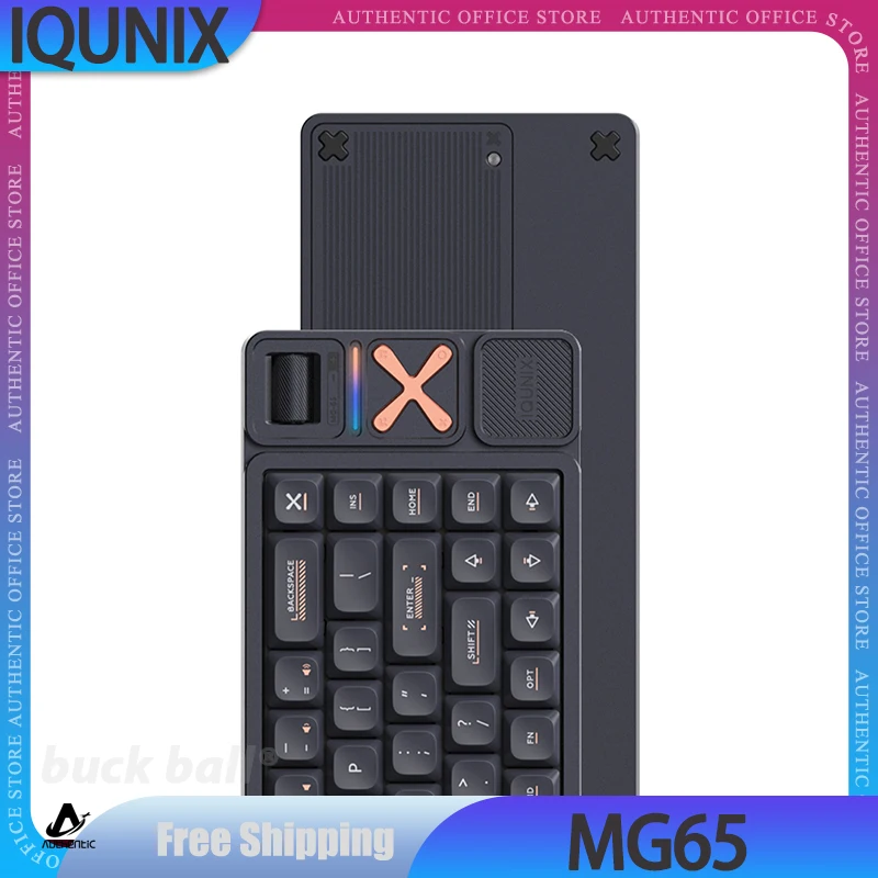 

Клавиатура беспроводная механическая, Bluetooth, 3 режима, 2,4 ГГц