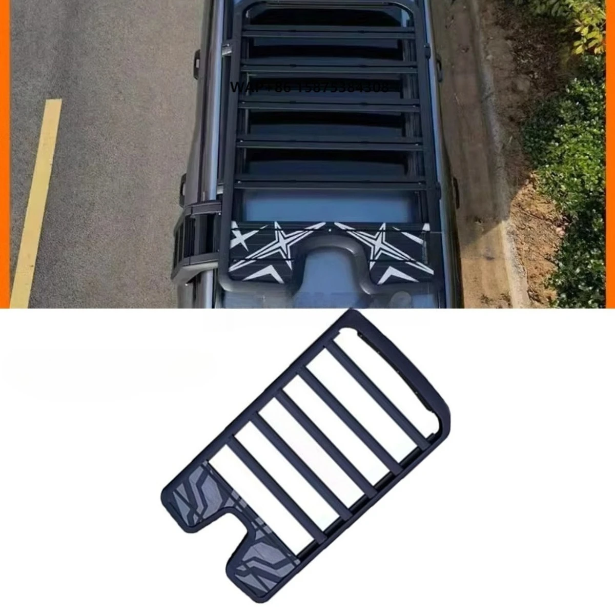 

For Formula Leopard 5 Roof Platform Side Ladder Side Backpack Aluminum Alloy Roof Luggage Rack Body Kit Car Accessories