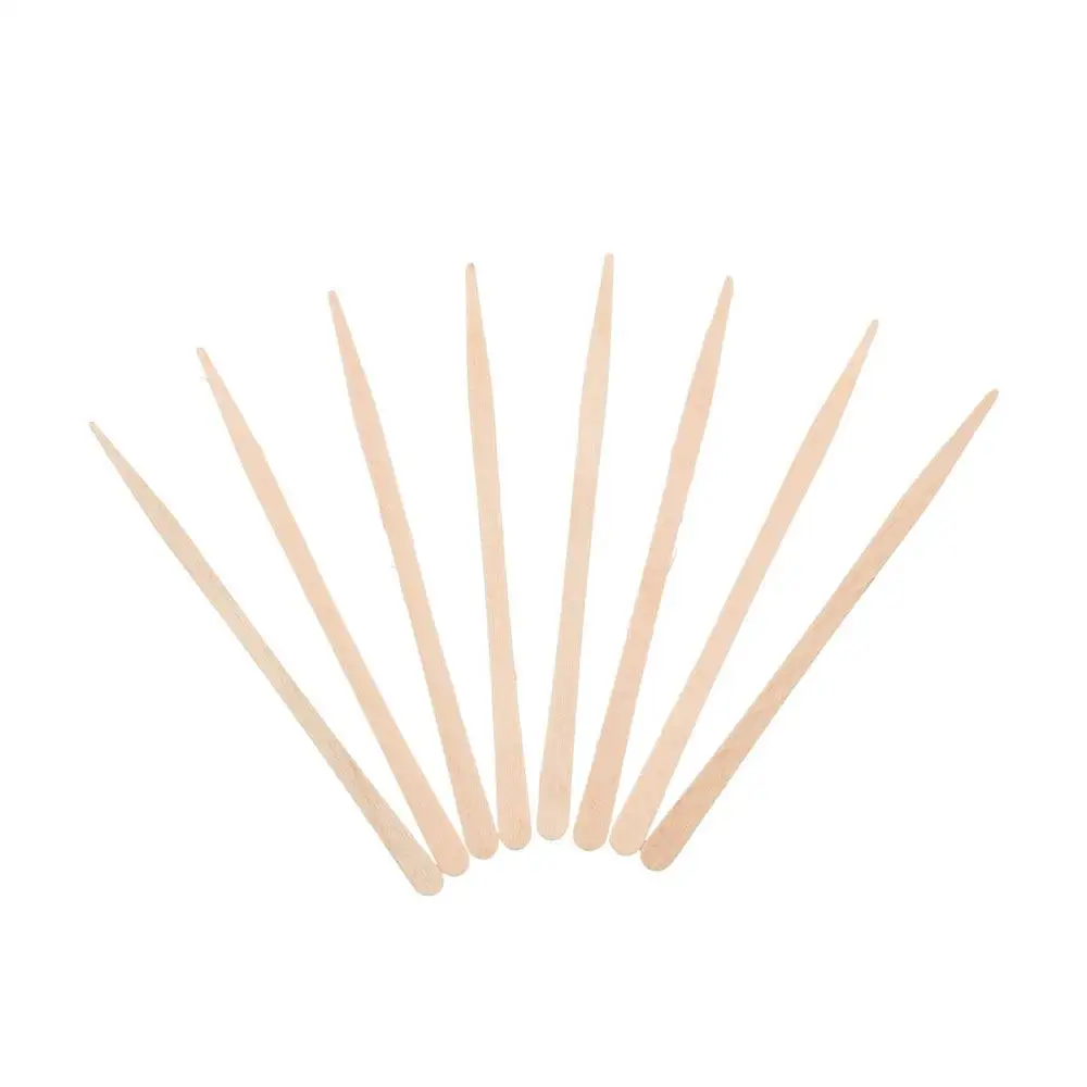 أداة الجمال خافض اللسان ملاعق خشبية الجسم إزالة الشعر العصي الشمع العصي الصبح قضيب العصي الوجه مسح الشمع أداة