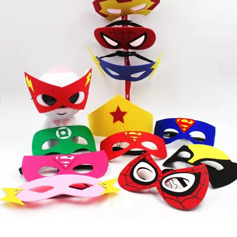 Disney Smile Hero Masks for Children, Halloween fur s Up, Mystery Gift for Children, Christmas, Birthday Party, 10 PCs/Lot