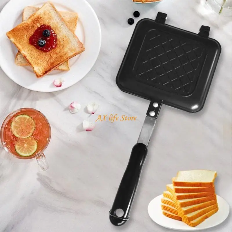 

J2HA Foldable Grill Frying Pan Works Great with Vegetable and Heat Up Quickly