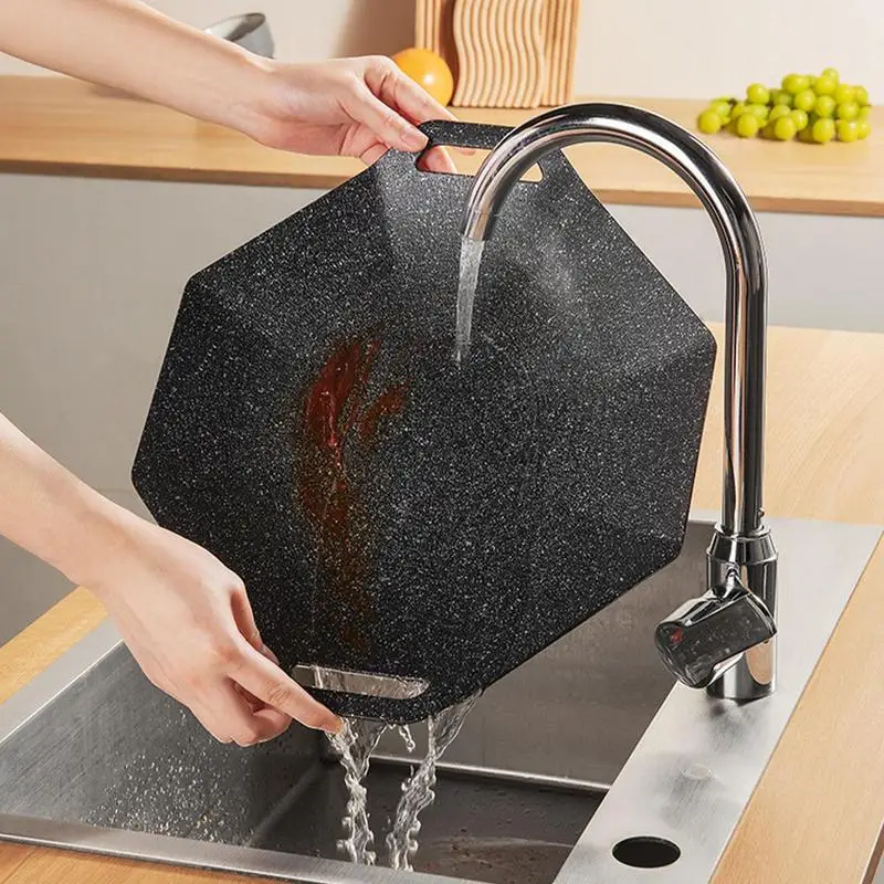 스토브 용 한국어 라운드 그릴 비 스틱 쿠커 의료용 스톤 스토브 탑 철판 Hangable 내열성 쿠커 야외 바베큐