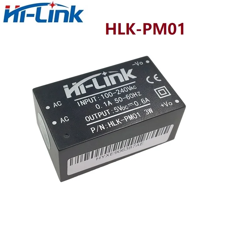 

Free Shipping Hi-Link HLK-PM12 AC-DC 220V To 12V 3W Intelligent Household Switch Mini Isolated Power Supply Module