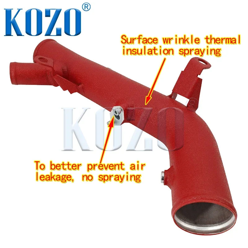 Turbo Charge Throttle Pipe, Tubo de descarga de carga, Audi TTS, A1, A3, S3, 2.0T, MK2, EA113