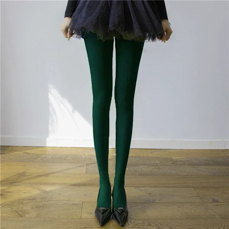 Talenza Damen-Strumpfhose, schmale Strümpfe, Strumpfhosen, superelastisch, große Leggings, rote Damen-Sexy-Strumpfhose, Frühling, Herbst, Winter